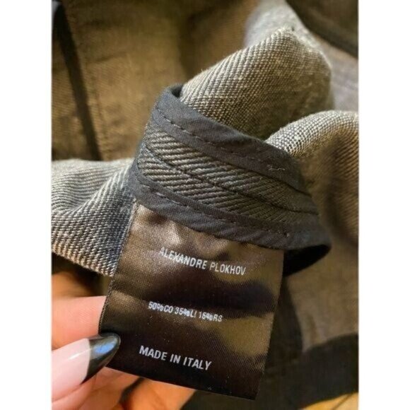 Alexandre Plokhov Black Denim Cargo Jacket - Picture 10 of 11